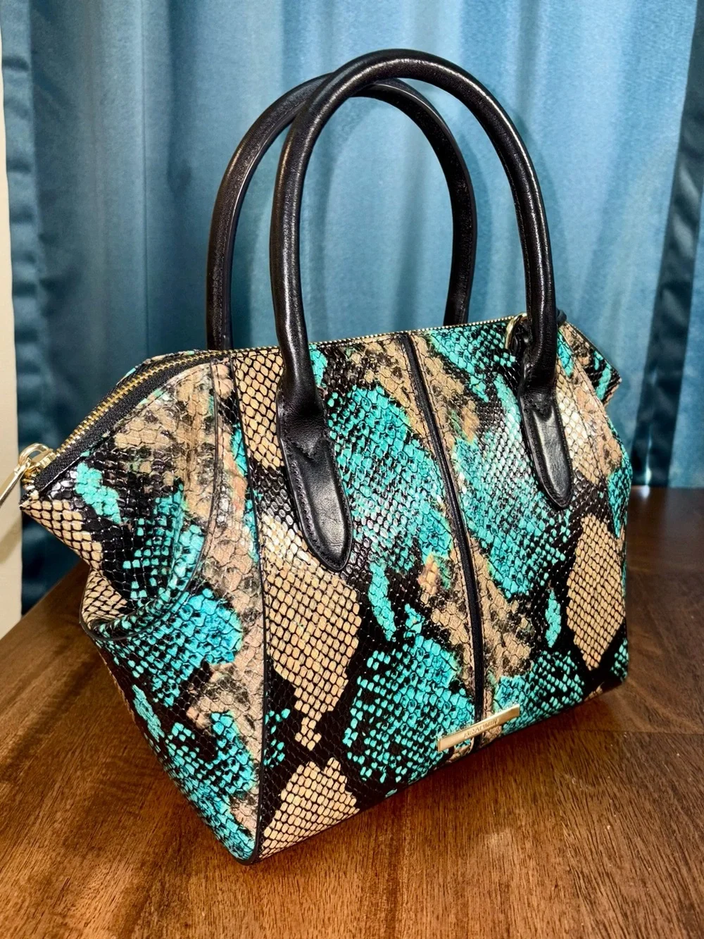 Brahmin GUC Mini Camila - Bird of Paradise Frontera - Suede Tassels - Wing Sides